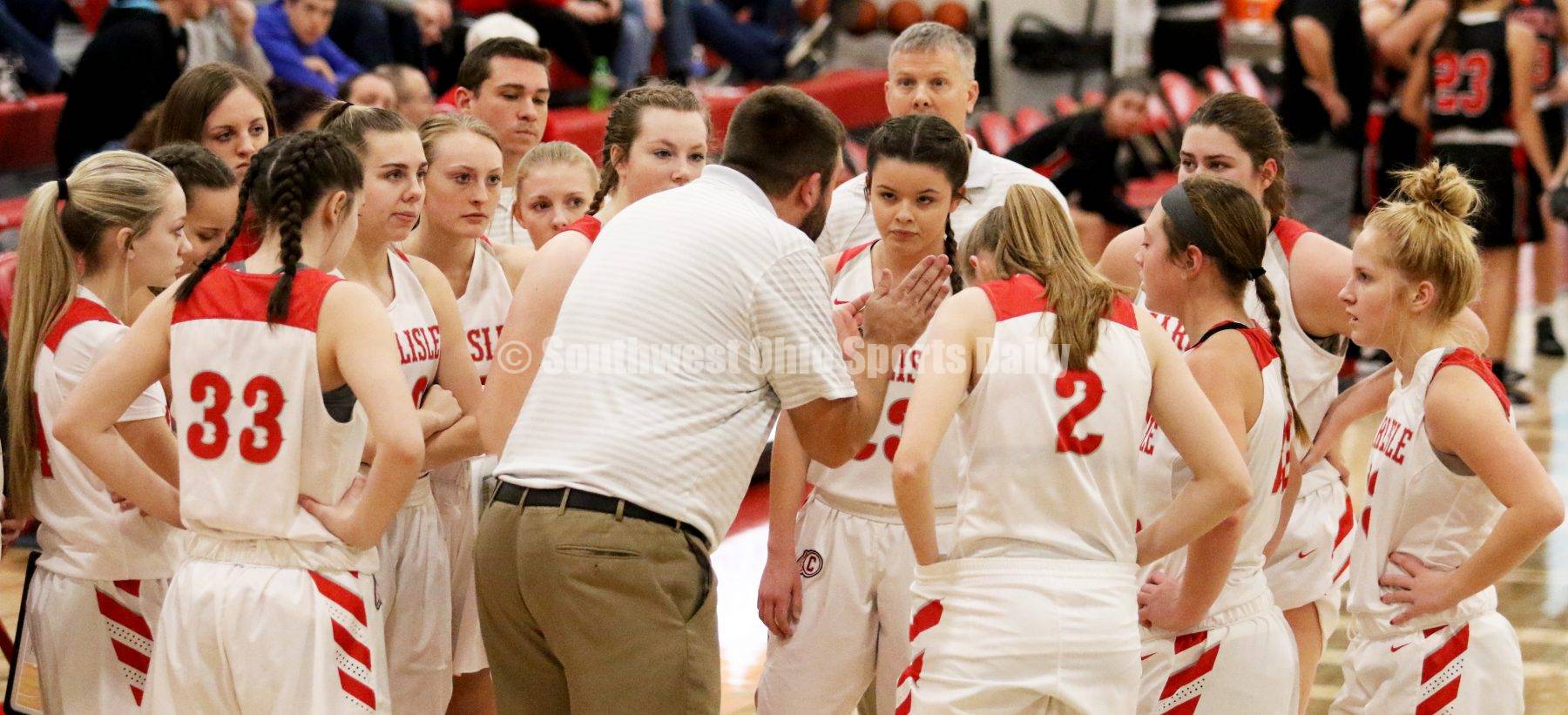 GIRLS BASKETBALL Division III Sectional, Carlisle 49, Preble Shawnee