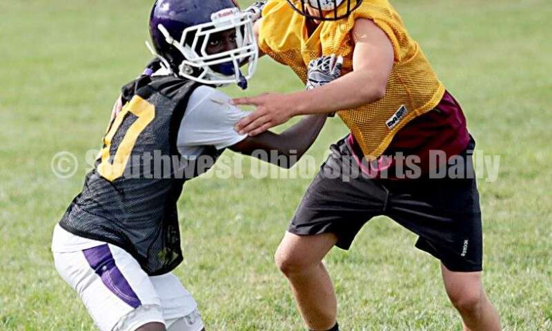 Ross High School's football team hosted Aiken for a 7-on-7 scrimmage July 16, 2019, in Ross Township. E.L. HUBBARD/CONTRIBUTOR