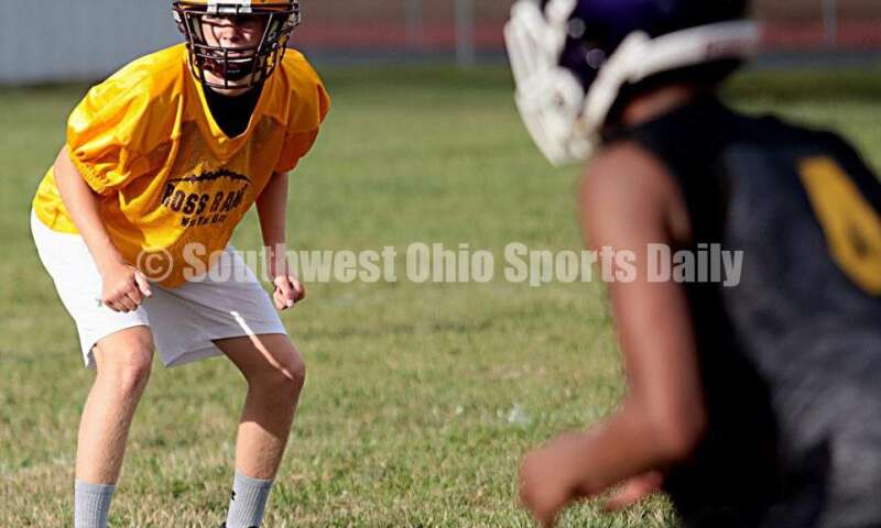 Ross High School's football team hosted Aiken for a 7-on-7 scrimmage July 16, 2019, in Ross Township. E.L. HUBBARD/CONTRIBUTOR