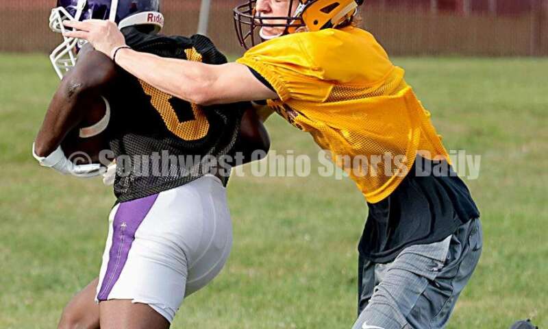 Ross High School's football team hosted Aiken for a 7-on-7 scrimmage July 16, 2019, in Ross Township. E.L. HUBBARD/CONTRIBUTOR