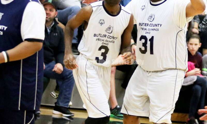 Badin High School hosted the ninth annual Butler County Special Olympics basketball game Jan. 18, 2020, during halftime of the Badin-Talawanda boys contest at Mulcahey Gym in Hamilton. RICK CASSANO/STAFF
