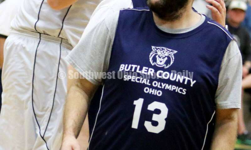 Badin High School hosted the ninth annual Butler County Special Olympics basketball game Jan. 18, 2020, during halftime of the Badin-Talawanda boys contest at Mulcahey Gym in Hamilton. RICK CASSANO/STAFF