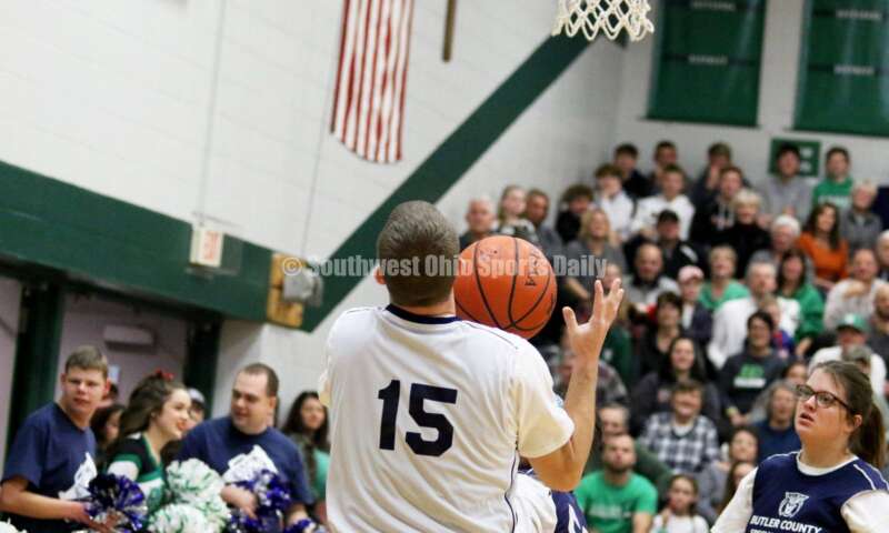Badin High School hosted the ninth annual Butler County Special Olympics basketball game Jan. 18, 2020, during halftime of the Badin-Talawanda boys contest at Mulcahey Gym in Hamilton. RICK CASSANO/STAFF