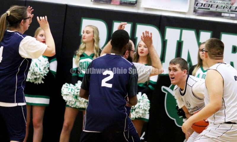 Badin High School hosted the ninth annual Butler County Special Olympics basketball game Jan. 18, 2020, during halftime of the Badin-Talawanda boys contest at Mulcahey Gym in Hamilton. RICK CASSANO/STAFF