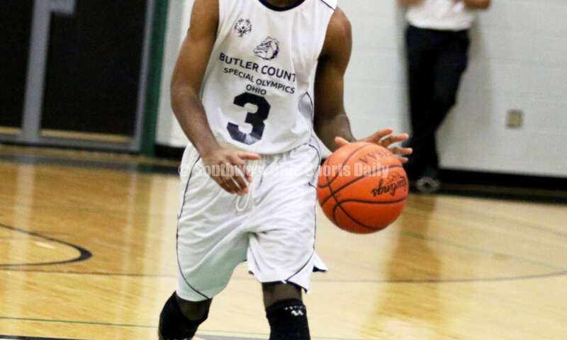 Badin High School hosted the ninth annual Butler County Special Olympics basketball game Jan. 18, 2020, during halftime of the Badin-Talawanda boys contest at Mulcahey Gym in Hamilton. RICK CASSANO/STAFF