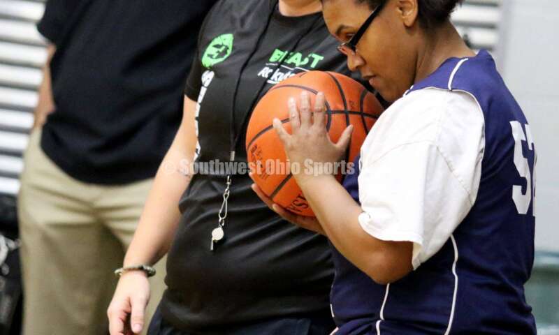 Badin High School hosted the ninth annual Butler County Special Olympics basketball game Jan. 18, 2020, during halftime of the Badin-Talawanda boys contest at Mulcahey Gym in Hamilton. RICK CASSANO/STAFF
