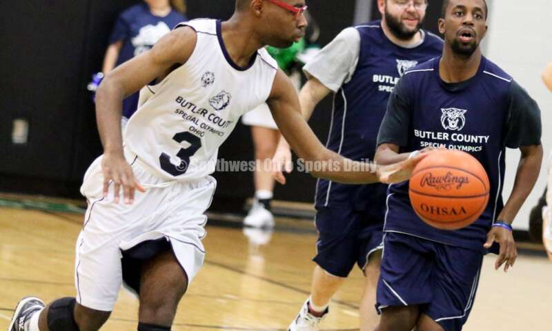 Badin High School hosted the ninth annual Butler County Special Olympics basketball game Jan. 18, 2020, during halftime of the Badin-Talawanda boys contest at Mulcahey Gym in Hamilton. RICK CASSANO/STAFF