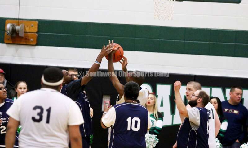 Badin High School hosted the ninth annual Butler County Special Olympics basketball game Jan. 18, 2020, during halftime of the Badin-Talawanda boys contest at Mulcahey Gym in Hamilton. RICK CASSANO/STAFF