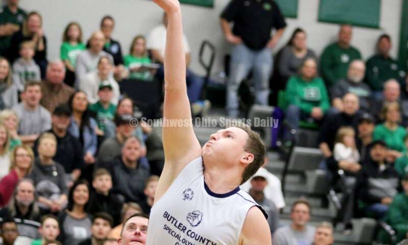 Badin High School hosted the ninth annual Butler County Special Olympics basketball game Jan. 18, 2020, during halftime of the Badin-Talawanda boys contest at Mulcahey Gym in Hamilton. RICK CASSANO/STAFF