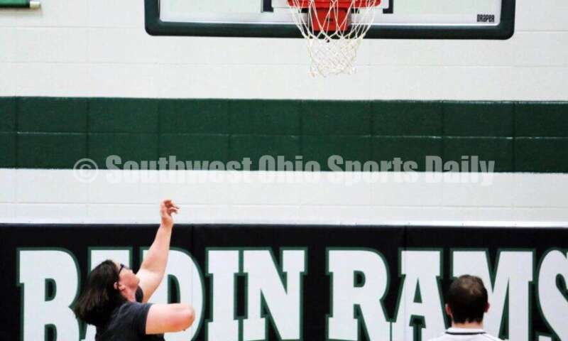 Badin High School hosted a Butler County Special Olympics basketball game Feb. 3, 2023, during halftime of the Badin-Dayton Carroll boys contest at Mulcahey Gym in Hamilton. RICK CASSANO/STAFF